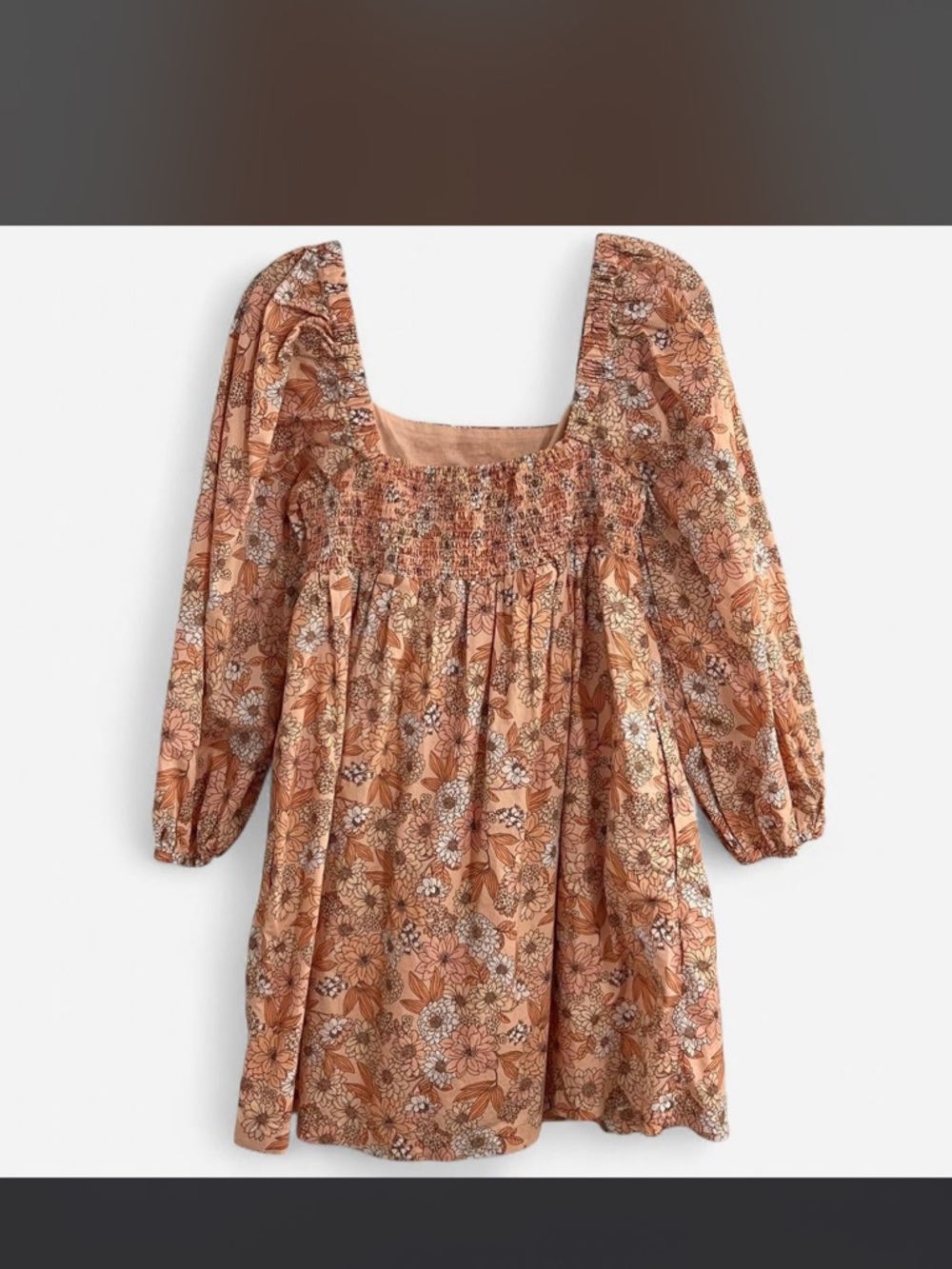 J.Crew Squareneck 100% Cotton Poplin Dress in the Zinnia Floral Print - Picture 5 of 12